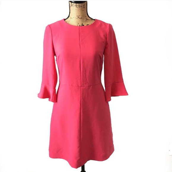 Banana Republic Dresses & Skirts - Banana Republic Dress Flutter Sleeve Pink Size 0